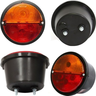 JUEGO 2 PIEZAS FAROS ZESPOLONYCH OKRAGLYCH FARO PARTE TRASERA PARTE TRASERA URSUS C330 C360  