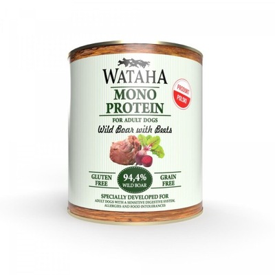 WATAHA - MONO PROTEIN - Dzik z Burakami - 800g