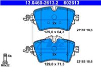 ATE КОЛОДКИ ГАЛЬМІВНІ ПЕРЕДНЯ BMW 2 F45 13- BMW 2 F45 13-/BMW 2 F46 14-/BMW