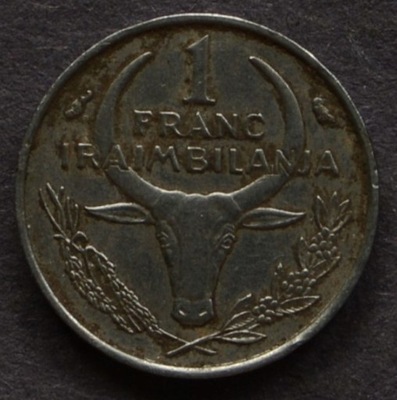 Madagaskar - 1 frank 1966