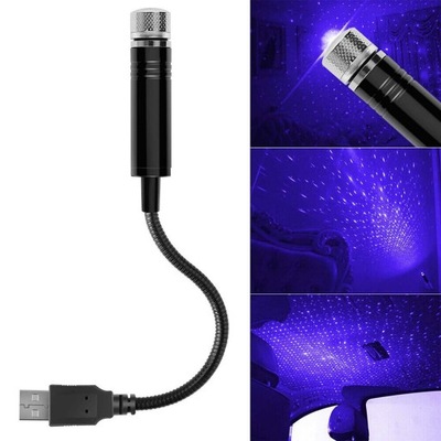 PROYECTOR DIOPARA LUMINOSO LED PARA COCHE USB EFEKT GWIAZD  