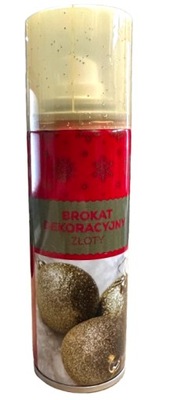 Brokat dekoracyjny farba w sprayu Jumi złoty 125 ml