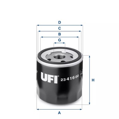 UFI FILTROS FILTRO ACEITES  