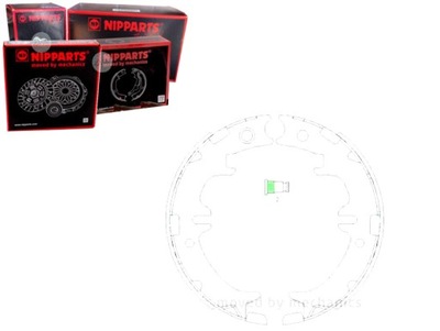 Nipparts тормозные колодки тормозные lexus gs 300 фото №1