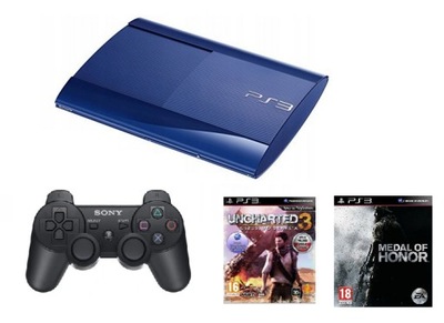 Konsola PS3 PlayStation 3 500GB Niebieska Unikat