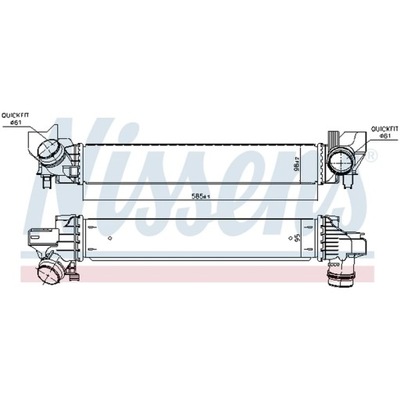 RADUADOR AIRE DE CARGA NISSENS 96378  