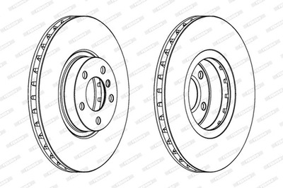 DISKU STABDŽIŲ PREMIER COAT+ DISC DDF1713C-1 