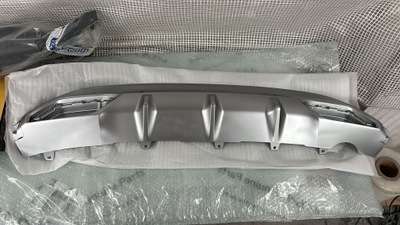 Kia stonic 2018- gt диффузор бампер задняя фото №1