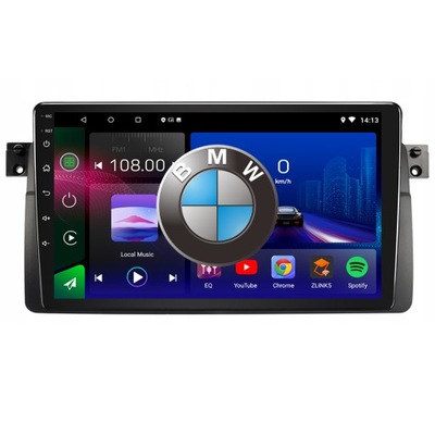 РАДІО 2DIN ANDROID BMW 3 E46 2GB+32GB CARPLAY DSP