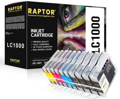 10x TUSZ LC1000 DO BROTHER DCP-770CW MFC-235C 240C