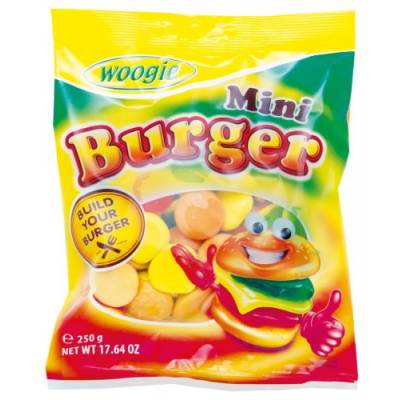 Z NIEMIEC Woogie Mini Burger Żelki 250 g