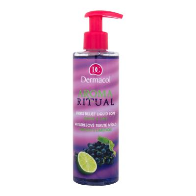 Dermacol Aroma Ritual Grape & Lime 250 ml dla kobiet Mydło w płynie