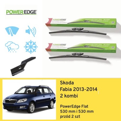 ДВІРНИКИ ПЕРЕД DO SKODA FABIA 2 УНІВЕРСАЛ (2013-2014) POWEREDGE