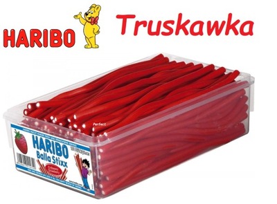 HARIBO Żelki BALLA Stix kable truskawkowe 150szt