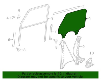 VENTANAS DE PUERTA PARTE DELANTERA MERCEDES G W463 W483 2018+  