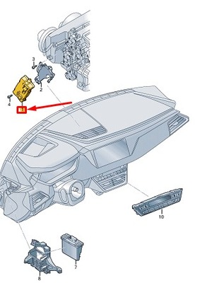 Audi e-tron gt air кондиціонер керування unit 4j3907040 фото №1