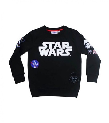 Bluza dziecięca Star Wars z wymiennymi przypinkami bawełna r. 7-8l