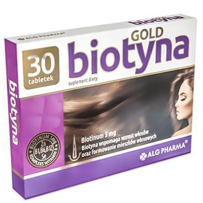 Suplement diety Alg Pharma Biotevit Gold biotyna tabletki 30 szt.