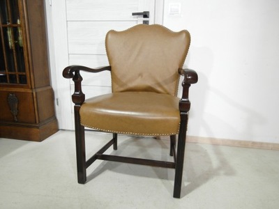 fotel idealny do biurka - z drewna RARYTAS