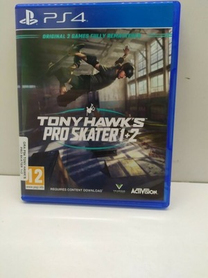 GRA PS4 TONY HAWK'S PRO SKATER 1+2