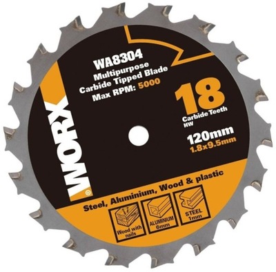 Tarcza uniwersalna Worx WA8304 WORXSAW 120 mm