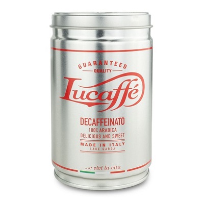 Lucaffe Decaffeinato Bezkofeinowa kawa mielona 250g