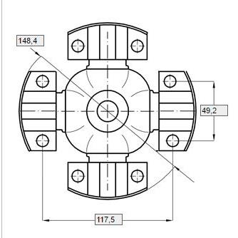 CRUCE DE EJE 4HWD MAN CAT FURUKAWA BELL 4HWD 7C  