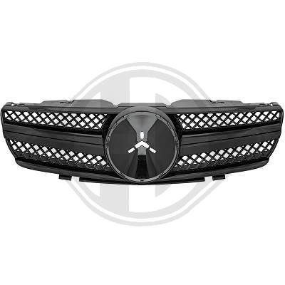 Решётка  бампера mercedes sl r230 01-08 фото №1