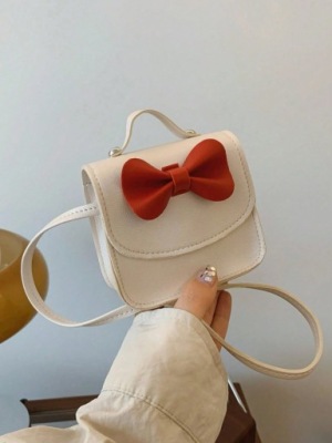 SHEIN ECRU MAŁA TOREBKA KOKARDA
