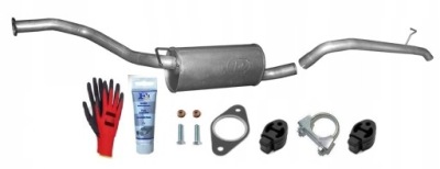 Ford tourneo connect 1.8 tdci od 2006r. swb гаситель средний труба+ gratisy фото №1