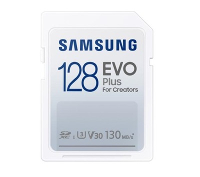 Karta pamięci Samsung SD EVO Plus 128GB 130/100Mb/s U3 V30