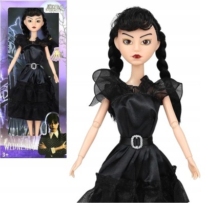 Wednesday Addams LALKA figurka Barbie prezent dla dziewczynki na urodziny