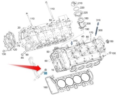 Болт корпус підшипник вала розподільного валу mercedes фото №1