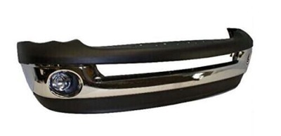 Dodge ram 2002-2005 бампер хром + спойлери + протитуманні фари + рамки комплект фото №1