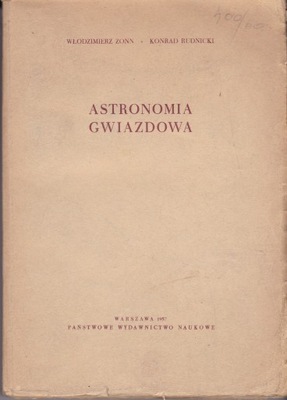 Astronomia gwiazdowa Zonn Rudnicki 1957