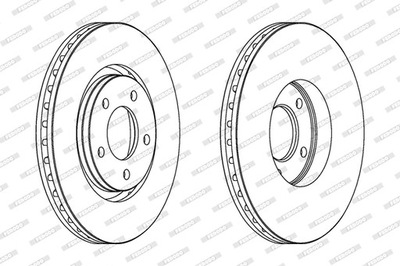 DISKAI STABDŽIŲ PRIEK. FERODO DDF1372 