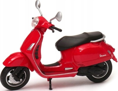 Piaggio Vespa GTS 125 2017 skuter model 1:18 Welly