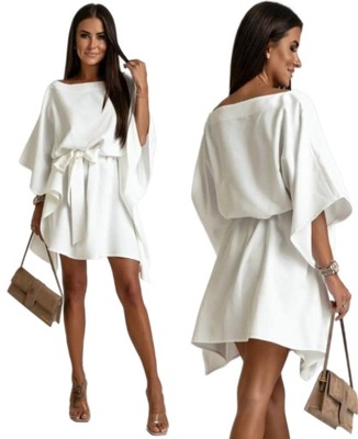 Kimono sukienka La Diva białe uniwersalny