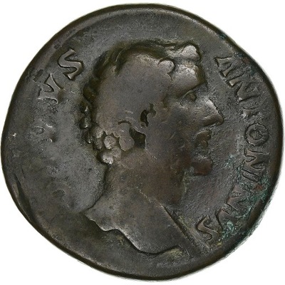 Divus Antoninus Pius, Sestertius, 161, Rome, Brązo