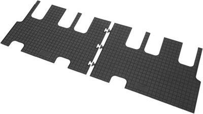 VW T6 CARAVELLE / TRANSPORTER 3 FILA ALFOMBRILLAS GOMA PARA MODELO CIKCAR  