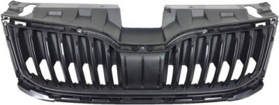 Решітка радіатора радіатора решітка радіатора skoda octavia iii 2018-2021 czarna оригінал фото №1