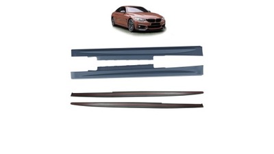 Пороги спортивные do bmw 4 f32, f82 coupe 2013 - стиль m набор фото №1