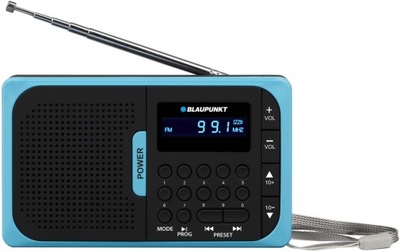 Mini Radio Blaupunkt PR5BL AM/FM z gniazdem USB/SD