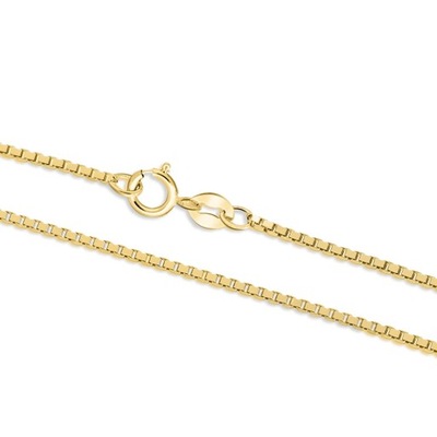 Złoty łańcuszek - Kostka 50cm pr.585