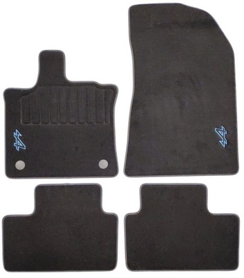 Килимки велюрові alpine esprit renault captur ii fl, symbioz aso оригінальний номер фото №1