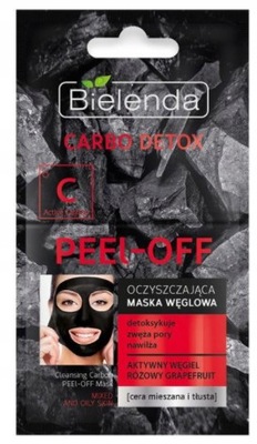 BIELENDA Carbo Detox Czarna maska węglowa peel-off