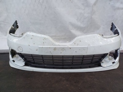 Бампер перед передний renault megane 3 3 рестайлинг  13-16 белый фото №1