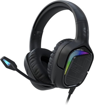 Black Shark BS-X1 Słuchawki mikrofon dla graczy PC PS5 PS4 Xbox LED RGB USB