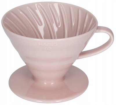 Drip ceramiczny różowy HARIO V60-02 Zaparzacz kawy