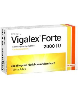 Vigalex Forte 2000 IU 120 tabletek witamina D